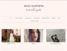 Tablet Screenshot of julisantini.com